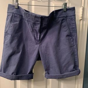 Loft Blue Khaki Shorts size 14